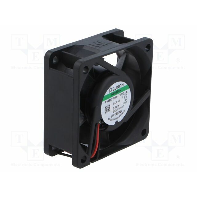 SUNON Fan: DC; 60x60x25mm; axial; 24VDC