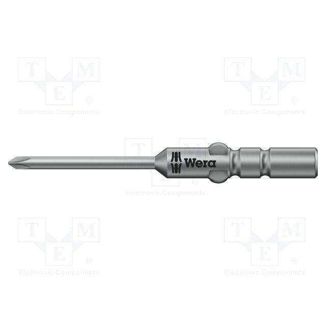 Screwdriver bit; Phillips; PH0; Socket size: