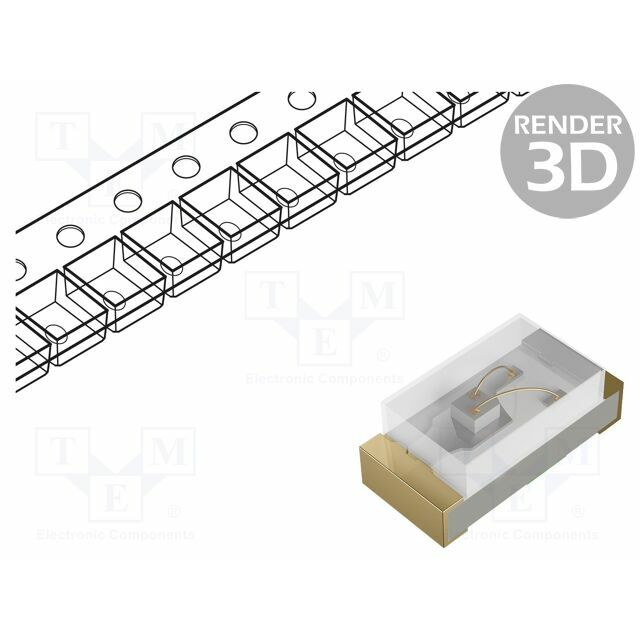 QT-Brightek Corporation LED; blue; SMD; 0402