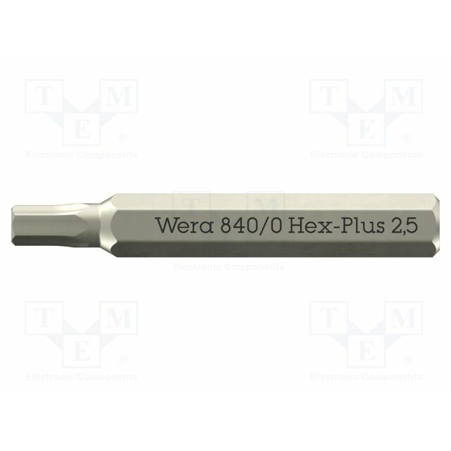 Screwdriver bit; Hex Plus key; HEX