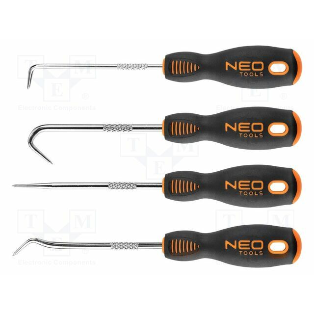 NEO TOOLS Hook set; 150mm; 4pcs