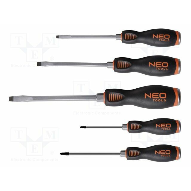NEO TOOLS Screwdriver: for impact-set; assisted