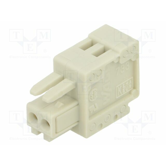WAGO Connector: pluggable terminal block; plug
