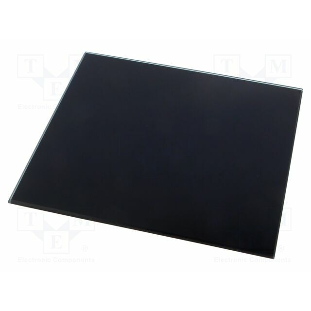 ORNO Decorative panel; glass; black; 170x170x10mm