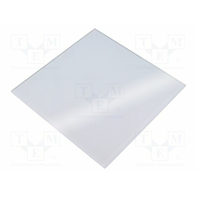 ORNO Decorative panel; glass; white; 170x170x10mm