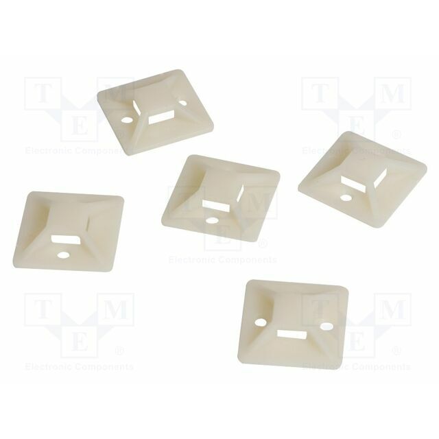 LOGILINK Holder; self-adhesive; ABS; natural; Tie