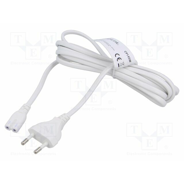 LOGILINK Cable; H03VVH2-F; CEE 7/16 (C)