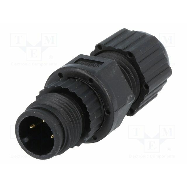 AMPHENOL LTW Connector: M12; plug; PIN: