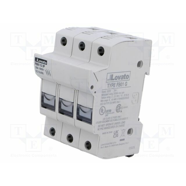 LOVATO ELECTRIC Fuse base; 10x38mm; for