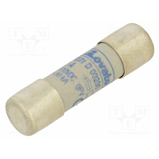 LOVATO ELECTRIC Fuse: fuse; 10x38mm; 2A