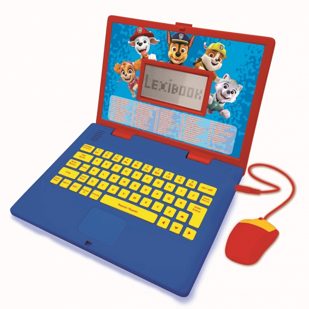 LEXIBOOK Paw Patrol Trilingual Educational Laptop