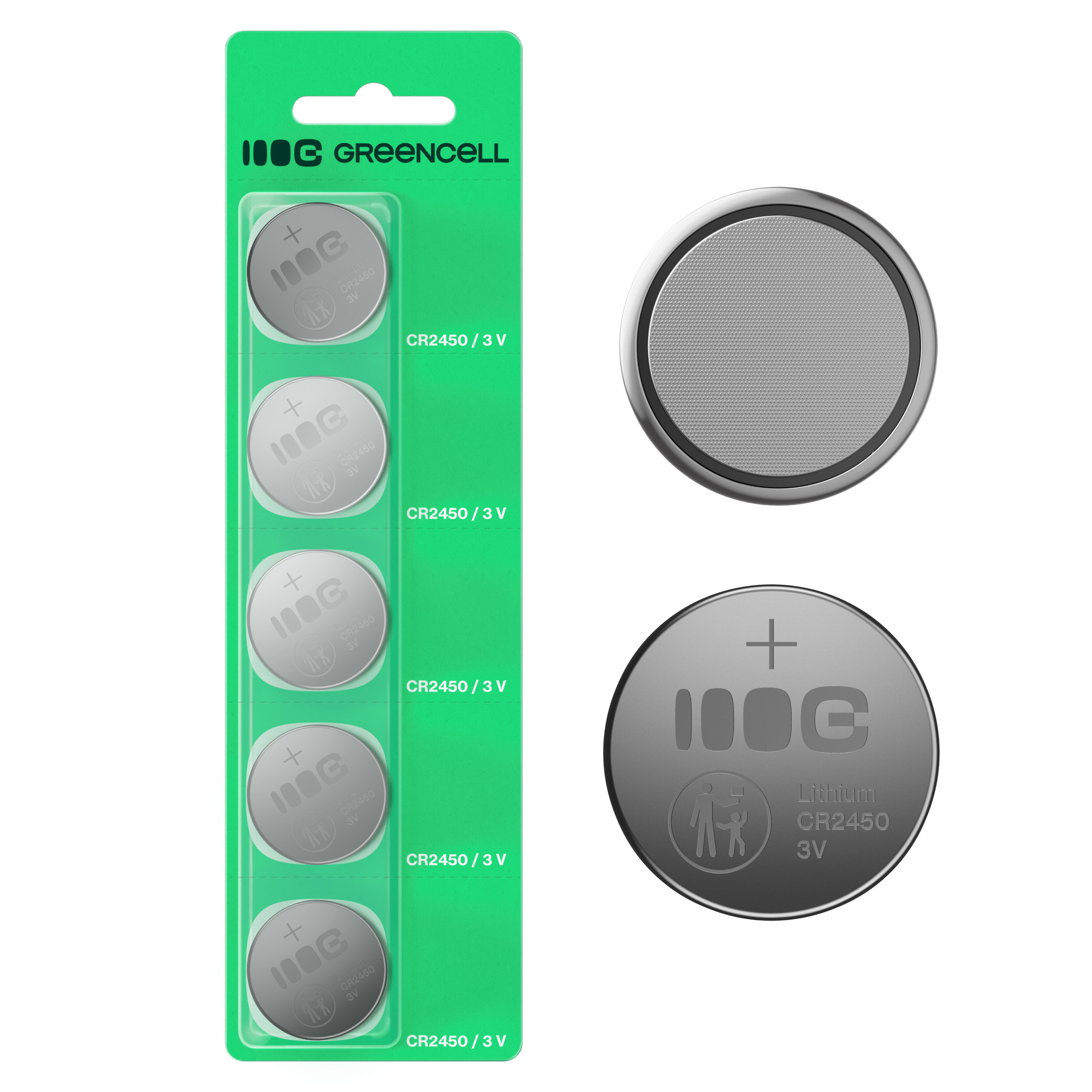 Baterijas Green Cell Blister 5x Lithium