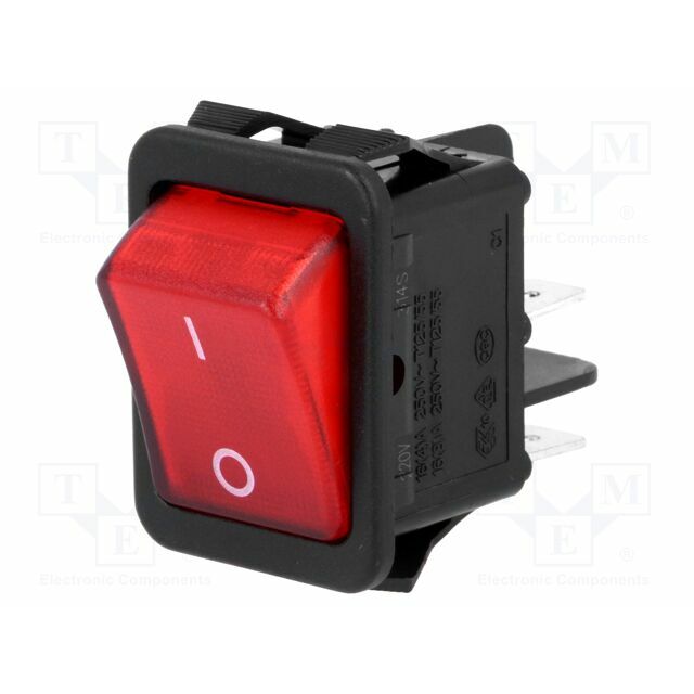CANAL ELECTRONIC ROCKER; DPST; Pos: 2