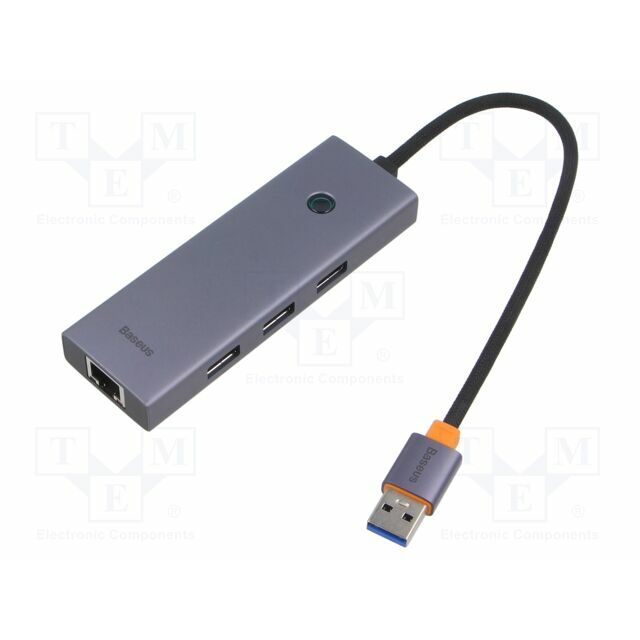 BASEUS Hub USB; RJ45 socket,USB