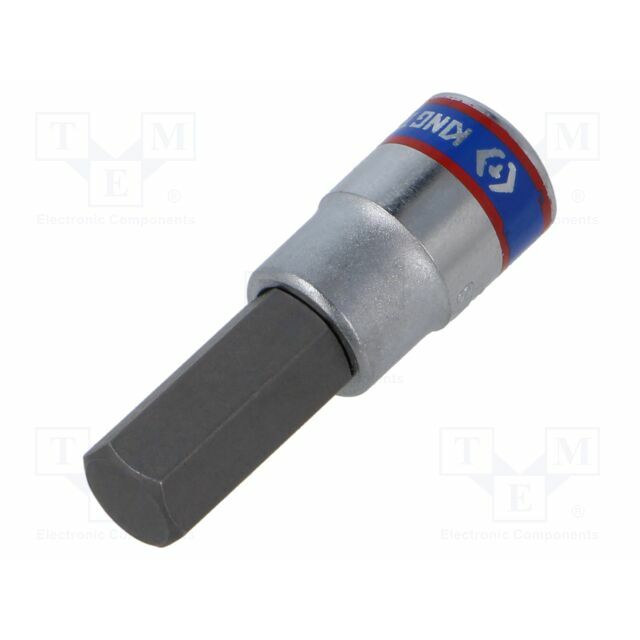 KING TONY Socket: hex key-bit; HEX
