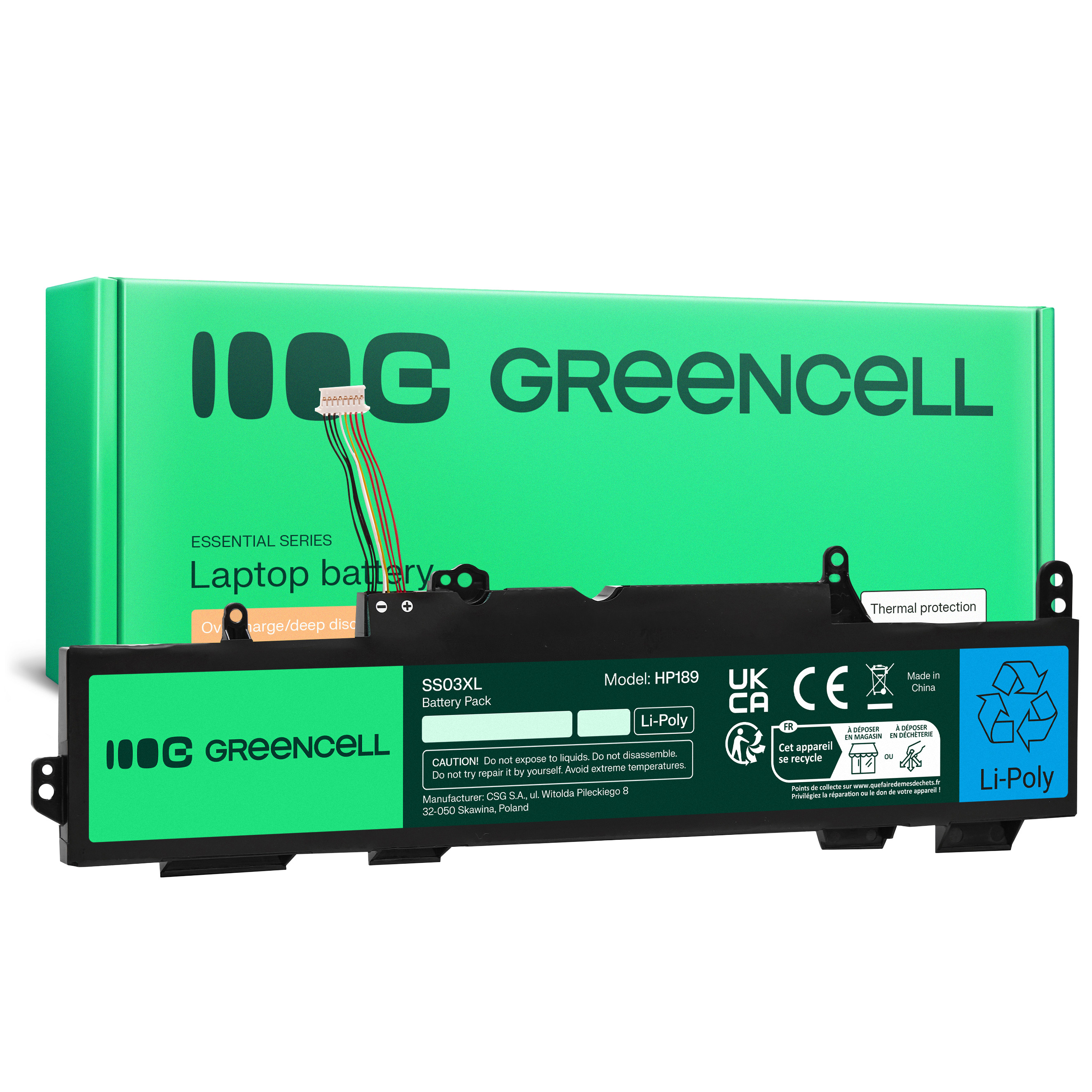 Green Cell SS03XL for HP EliteBook