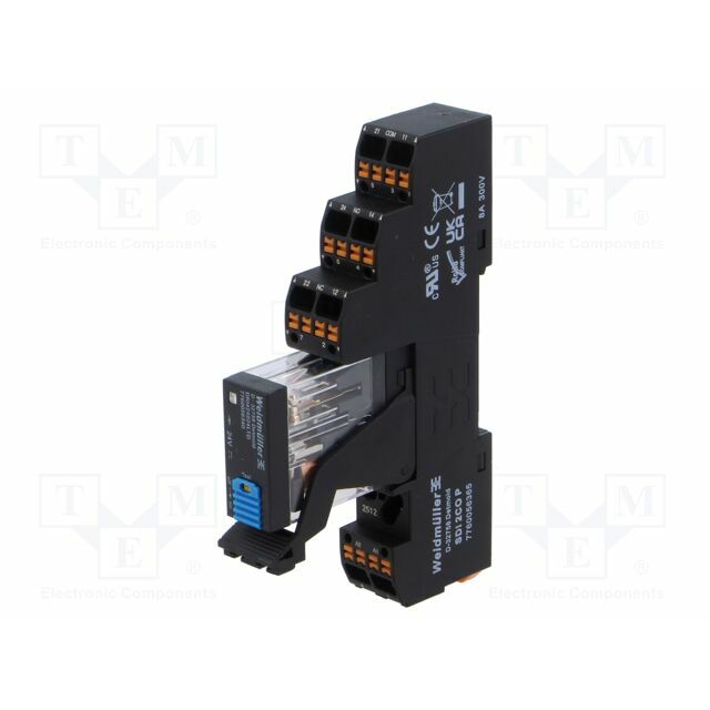 WEIDMÜLLER Relay: interface; Ucoil: 24VDC; DPDT
