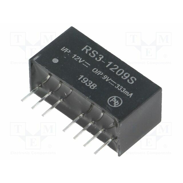 RECOM Converter: DC/DC; 3W; Uin: 9÷18VDC