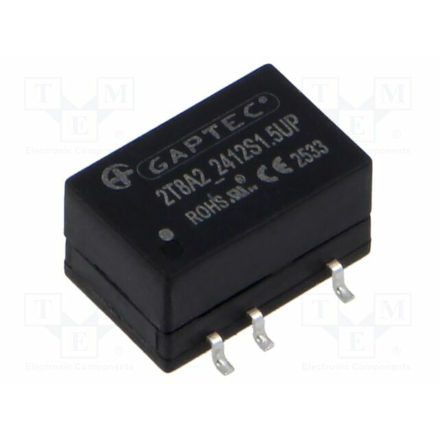 GAPTEC Electronic Converter: DC/DC; 2W; Uin: