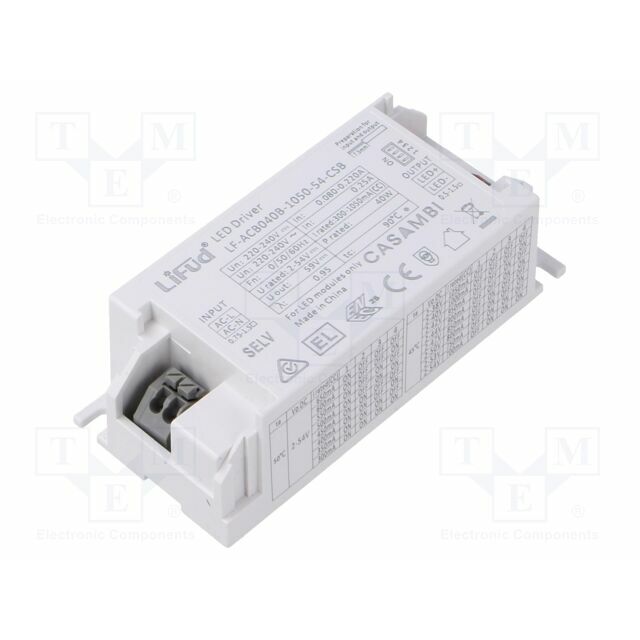 Lifud Power supply: switching; LED; 40W