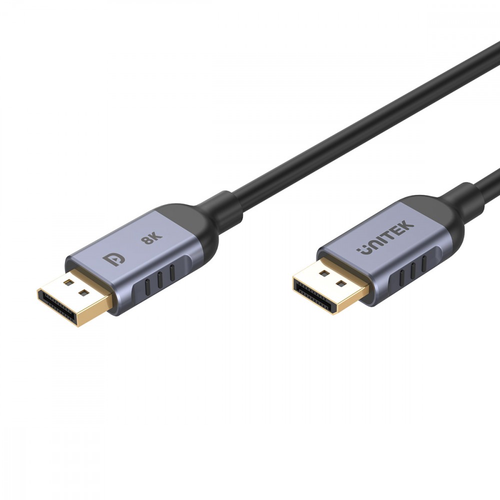 UNITEK C1628GY01-3M DisplayPort cable Black, Grey