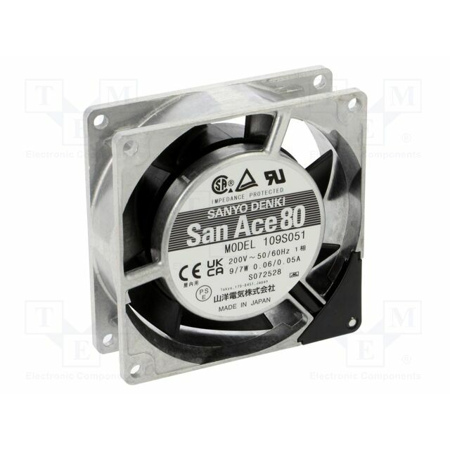 SANYO DENKI Fan: AC; 80x80x25mm; axial