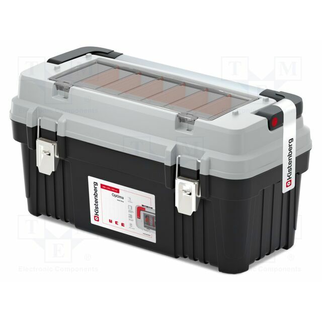 KISTENBERG Chest; tool case; black-grey; polymer