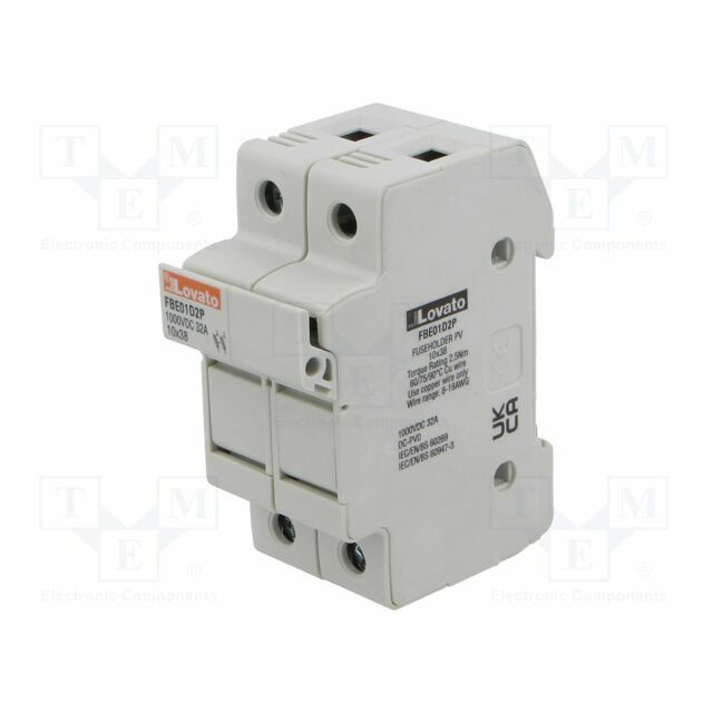 LOVATO ELECTRIC Fuse base; 10x38mm; for
