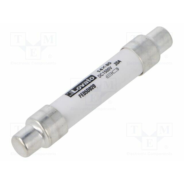 LOVATO ELECTRIC Fuse: fuse; 10x85mm; 20A