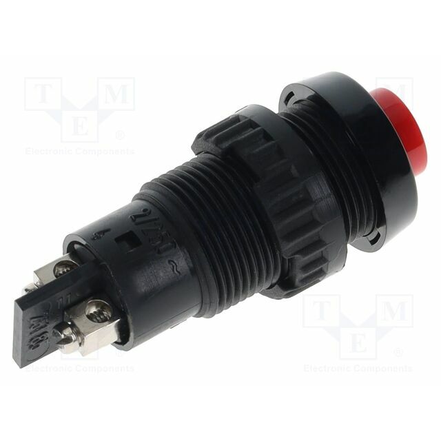 RAFI Switch: push-button; OFF-(ON); IP40; Illumin: