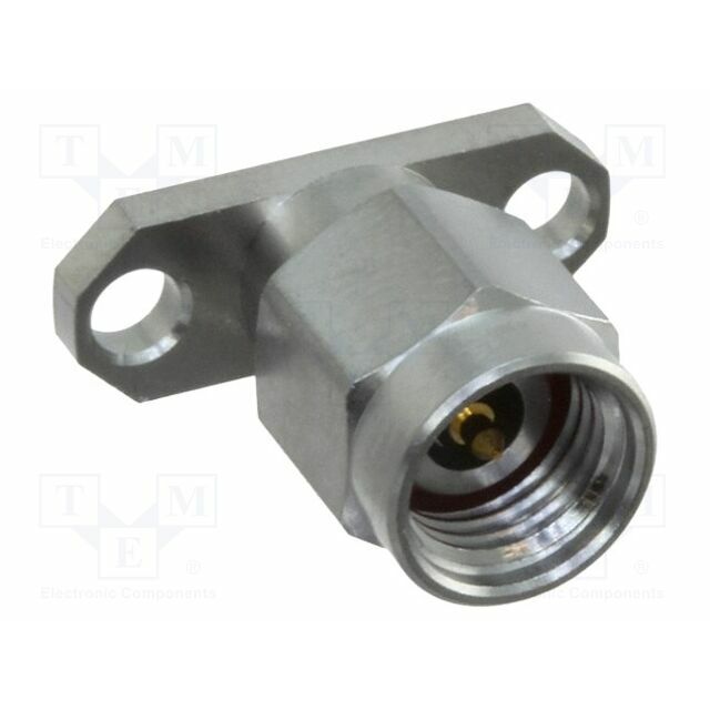Plug; compression; threaded joint; straight; gold-plated