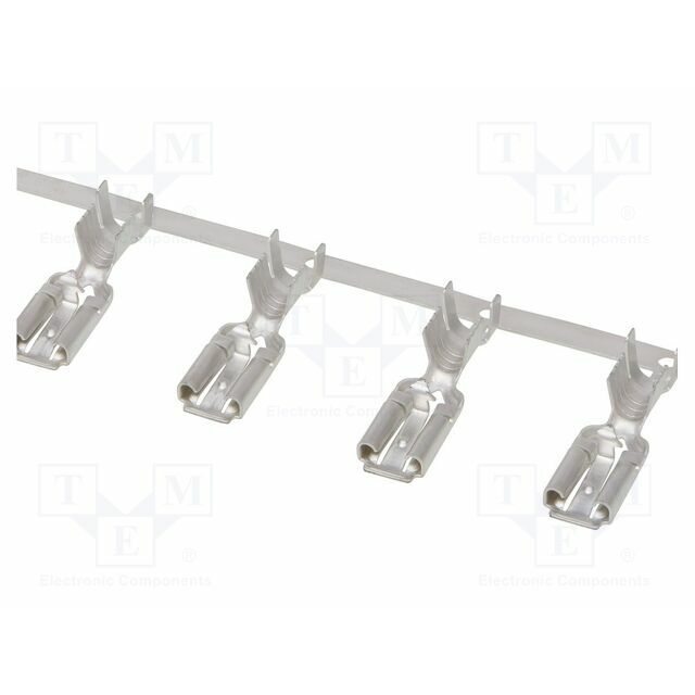 MOLEX Terminal: flat; 6.35mm; 0