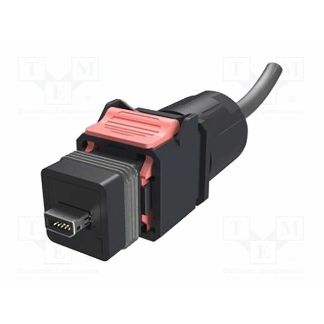 AMPHENOL PIN: 10; shielded; 2m; plug