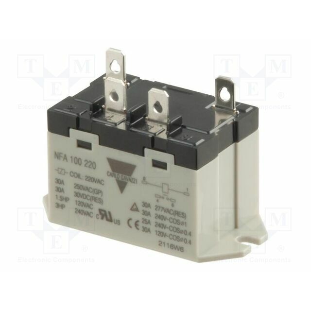 CARLO GAVAZZI Relay: electromagnetic; Ucoil: 120VAC