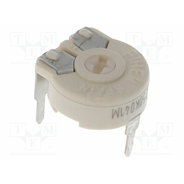 AMPHENOL Potentiometer: mounting; 250kΩ; single turn