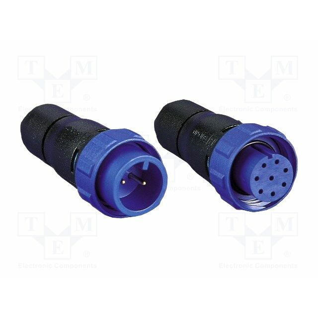 BULGIN Connector: circular; plug; PIN: 6