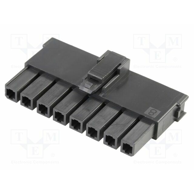 MOLEX Socket; female; PIN: 8; straight