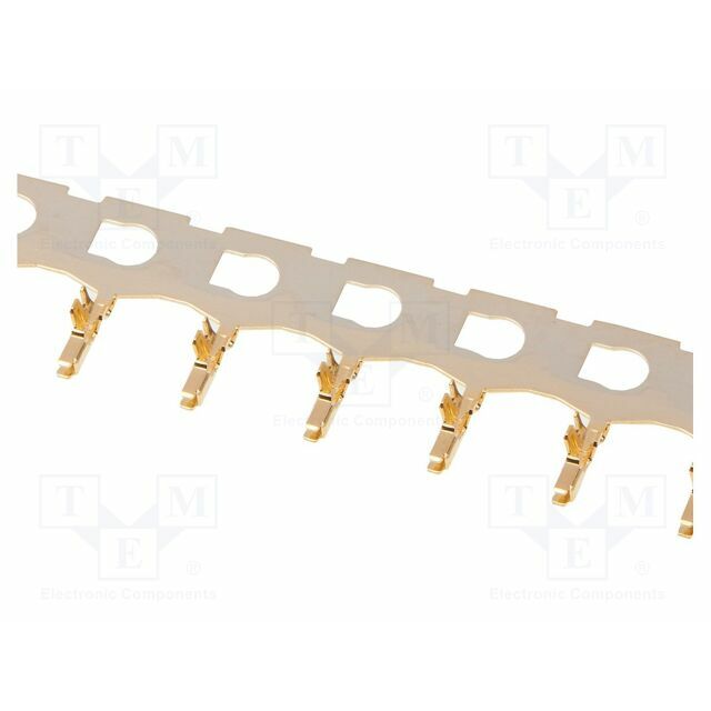MOLEX Socket; straight; crimped; copper alloy