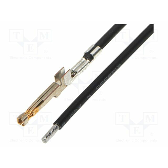 MOLEX Cable with crimped terminals; black