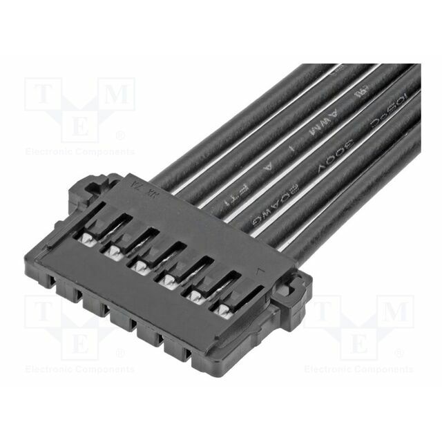 MOLEX Connector: wire-board; PIN: 6; Plating: