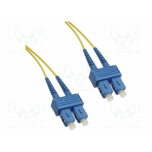 Fiber patch cord; OS2; 3m; PVC