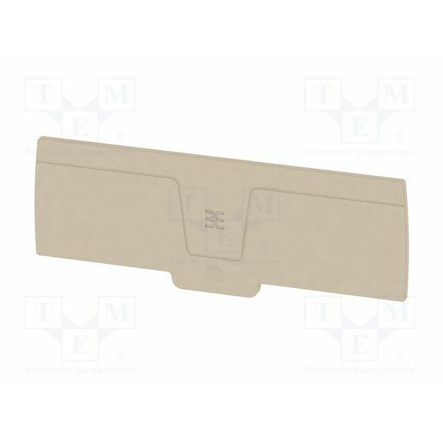 WEIDMÜLLER End piece; A; beige; wemid