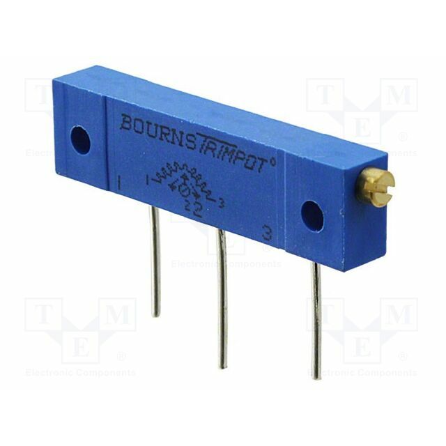 BOURNS Potentiometer: mounting; 50kΩ; multiturn; 1W