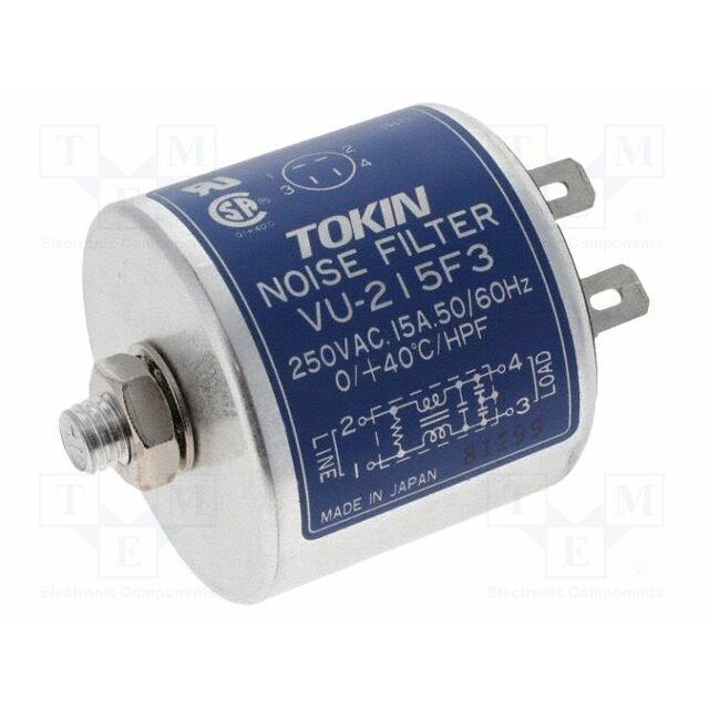 YAGEO Filter: anti-interference; 250VDC; 1mA; Leads: