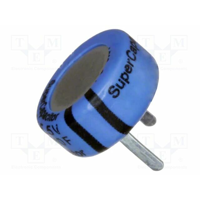 YAGEO Supercapacitor; THT; 22mF; 5.5VDC