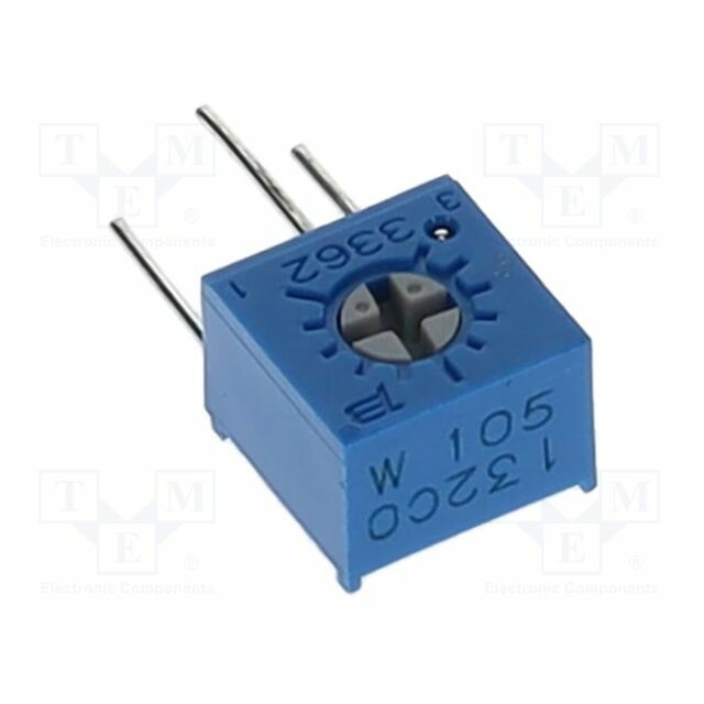 BOURNS Potentiometer: mounting; 1MΩ; single turn