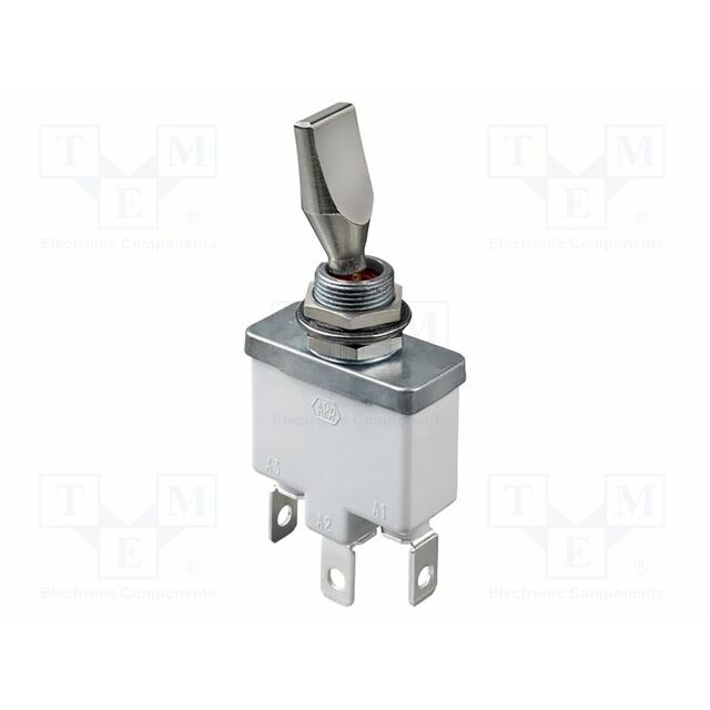 IDEC Switch: toggle; SPST; OFF-(ON); Leads: