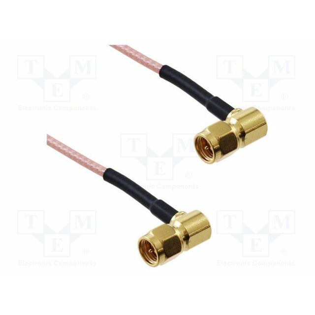 Cable; SMA male; angled; 12.4GHz