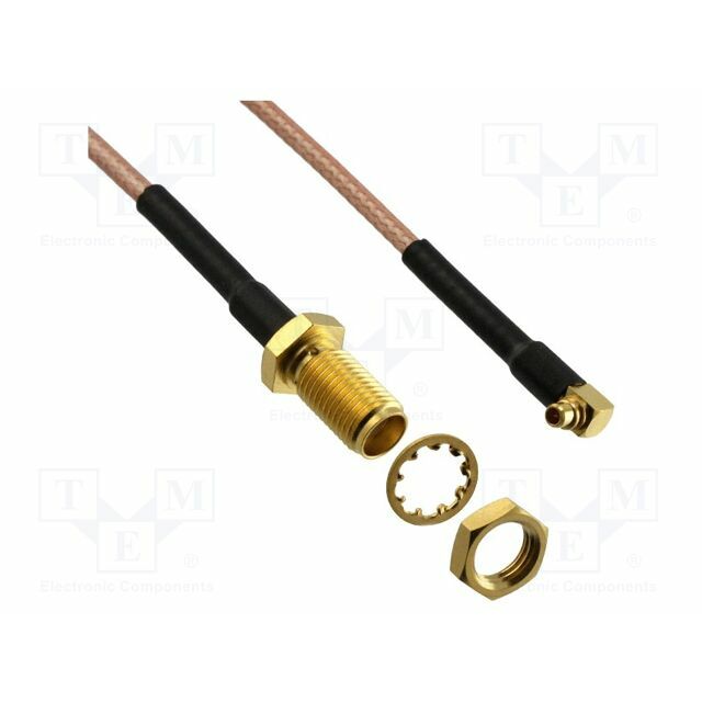 Cable; 0.5m; MMCX male,SMA