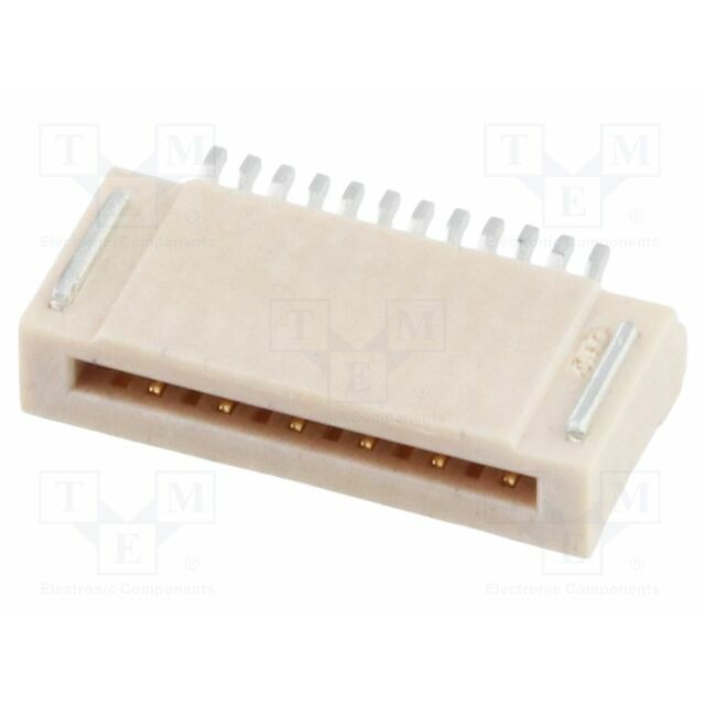 MOLEX Connector: FFC/FPC; gold-plated; SMT; 500mA